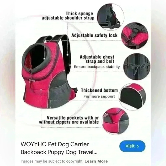 YUDODO Pet Carrier NWT - Picture 7 of 7